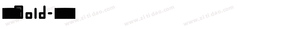 方正金陵 Bold字体转换